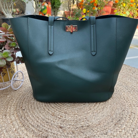 Accessorize Handbags - Accessorize Forest Green Handbag / Accessorize Tote Bag